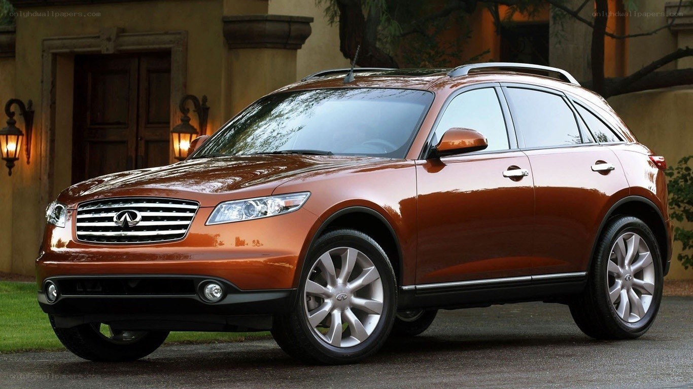 Brown Infiniti FX SUV