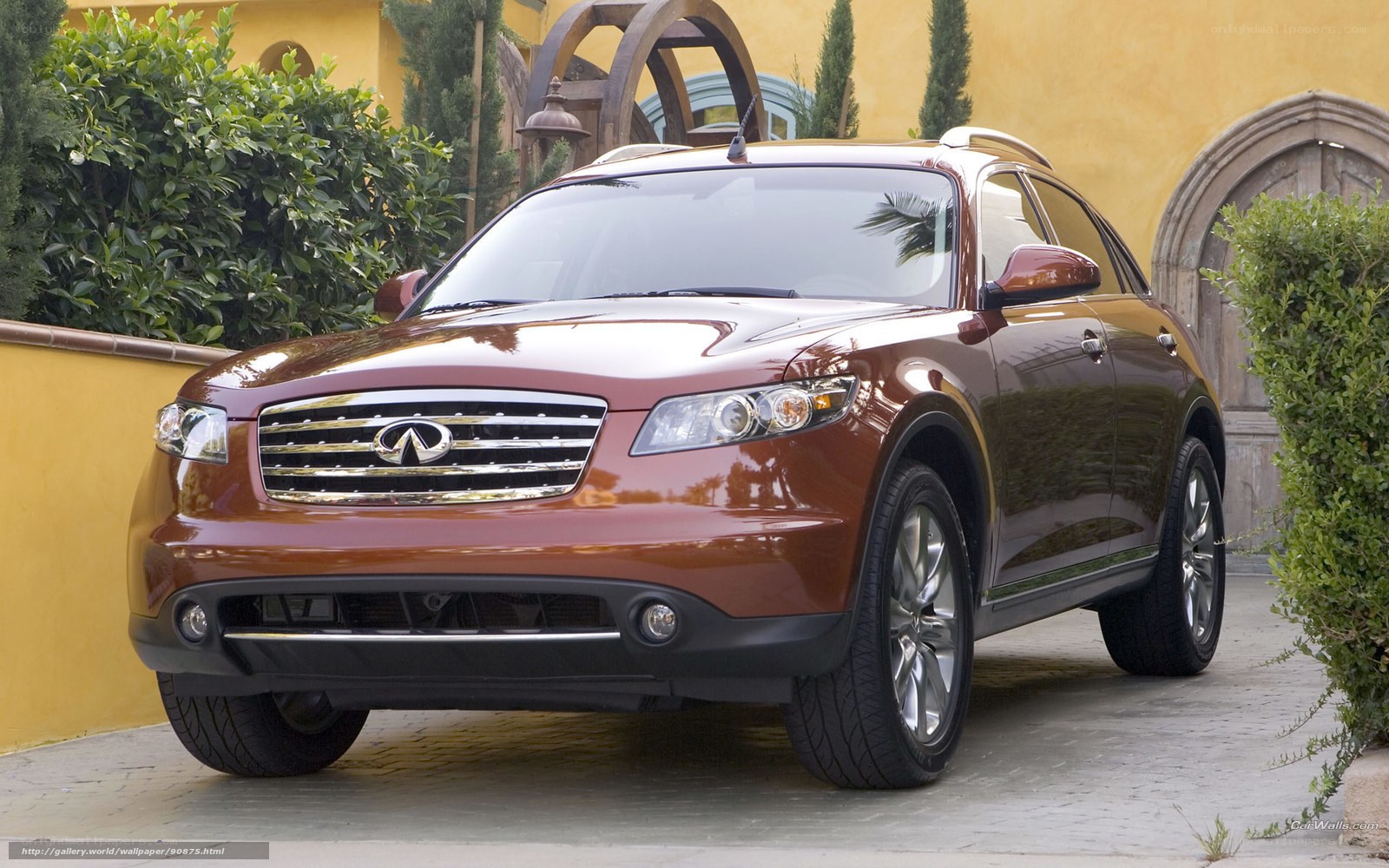 Brown Infiniti FX SUV