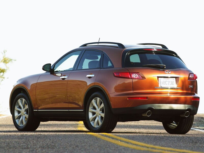 Brown Infiniti Fx45