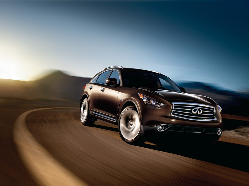Brown Infiniti Suv