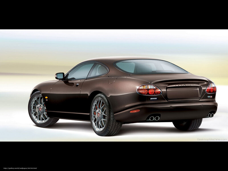 Brown Jaguar Coupe