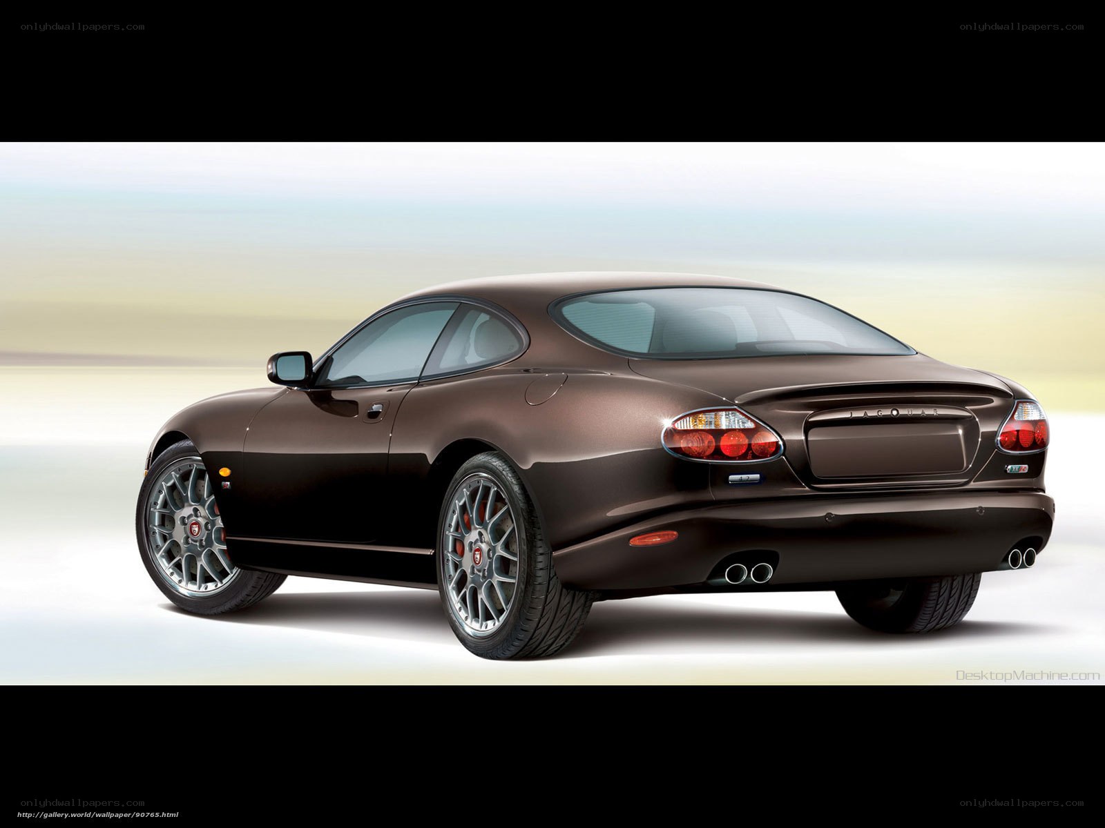 Brown Jaguar Coupe