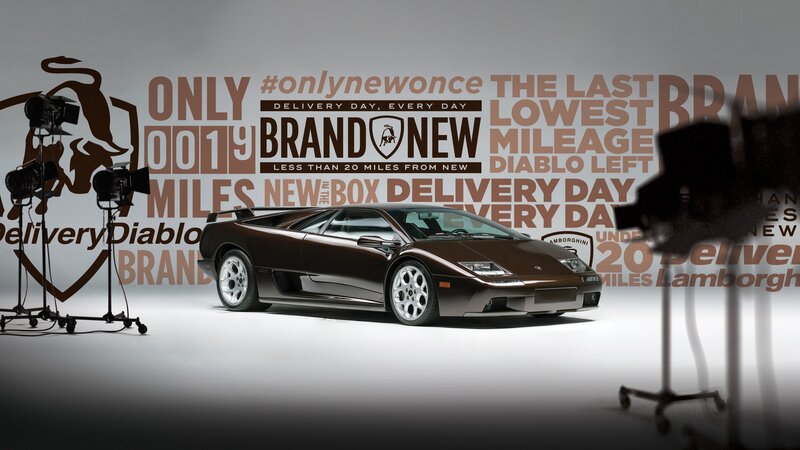 Brown Lamborghini Diablo