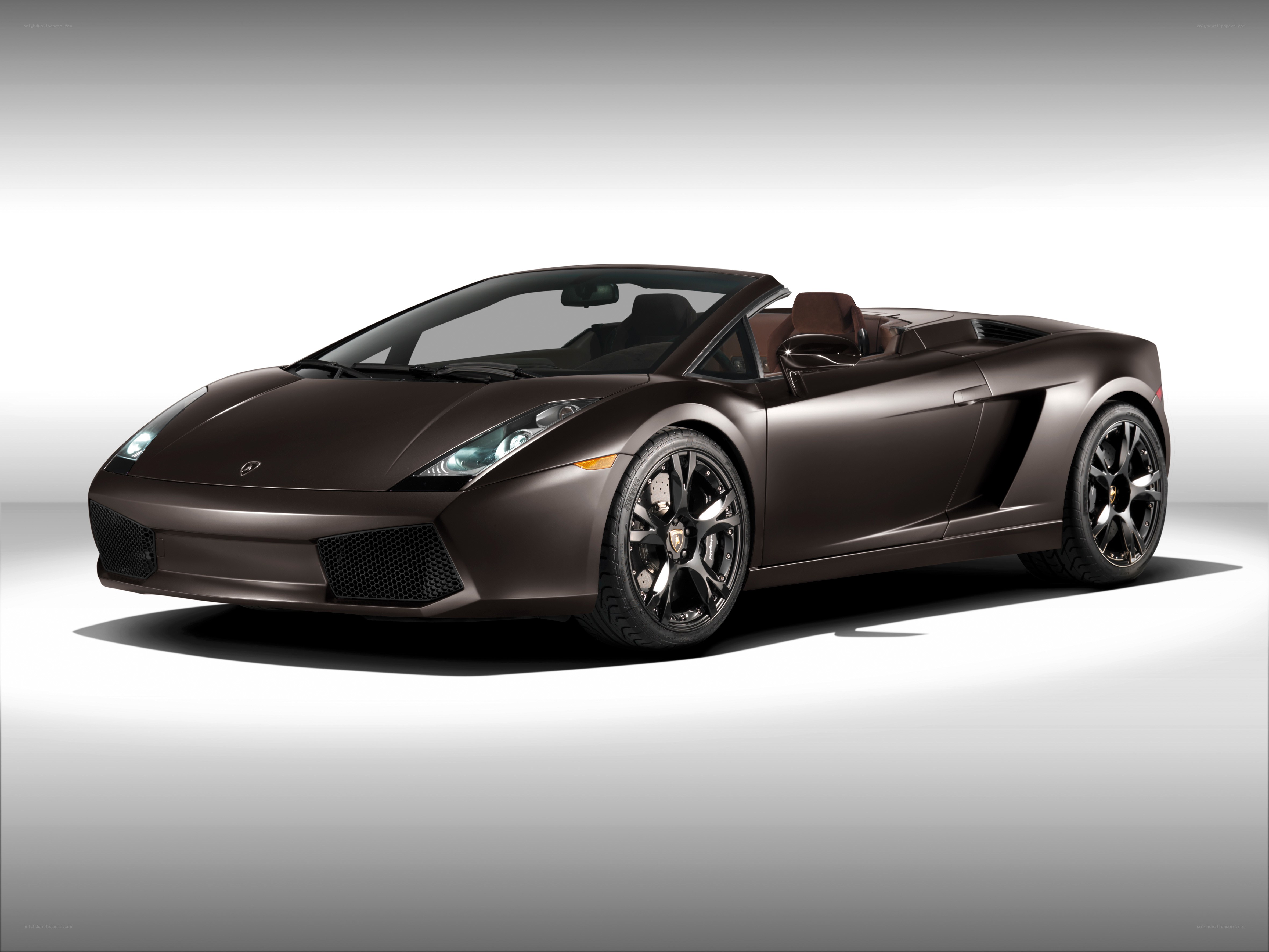 Brown Lamborghini Gallardo Spyder