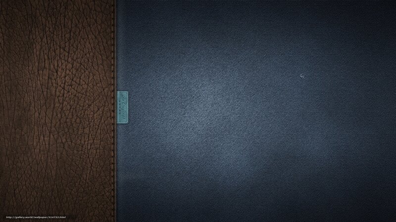 Brown Leather and Denim Texture