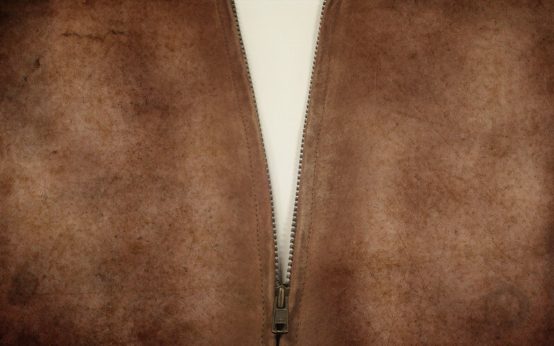 Brown Leather Jacket — Neutral