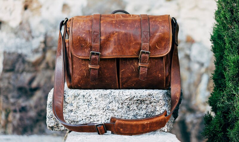 Brown Leather Messenger Bag