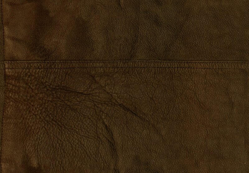 Brown Leather Texture — Stitching