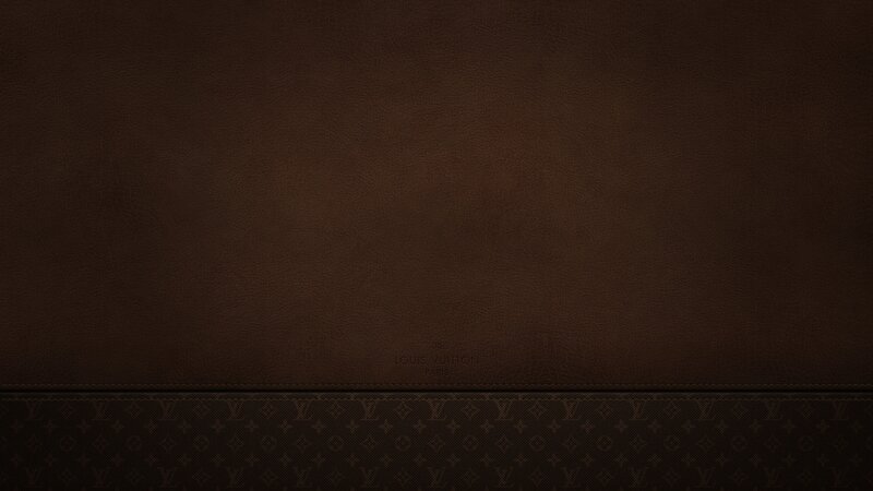 brown leather texture with monogram
