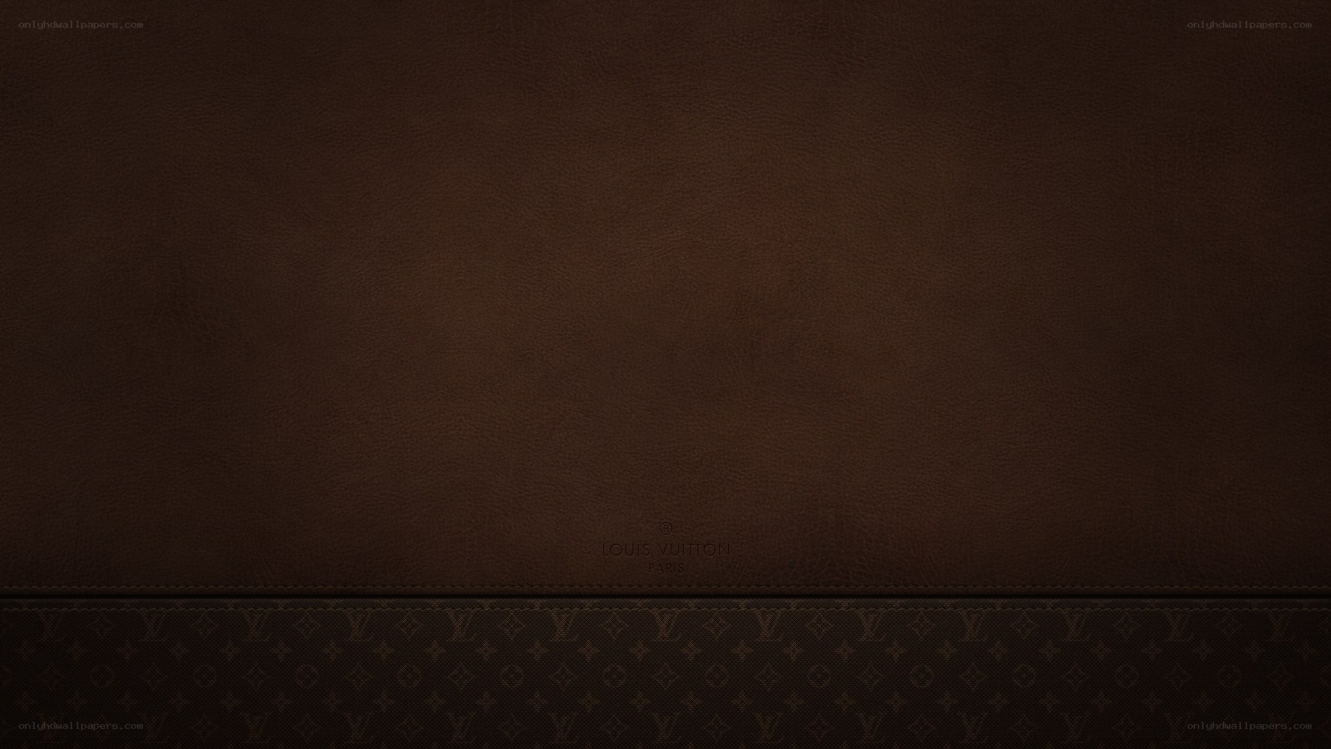 brown leather texture with monogram