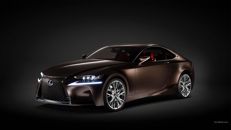 Brown Lexus Concept Car — Dramatic, Photograph