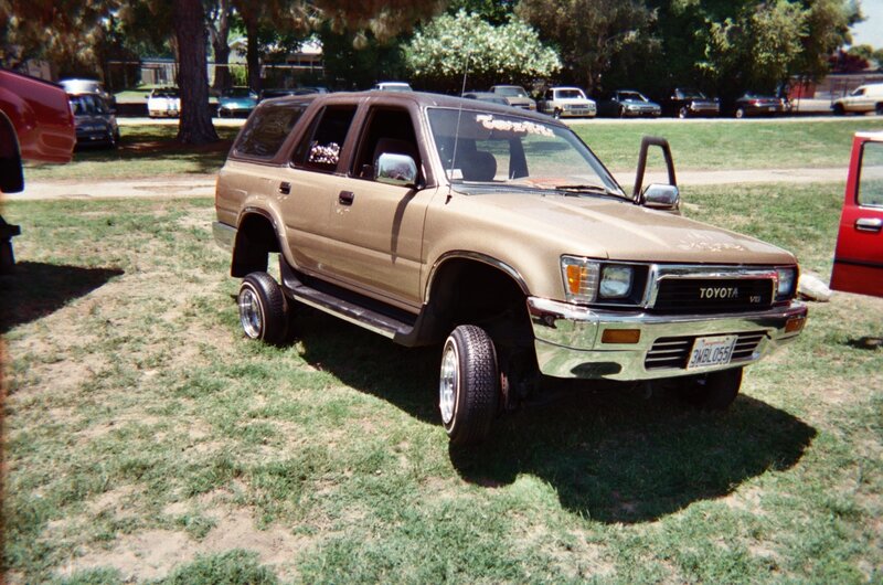 Brown Lifted Toyota 4runner