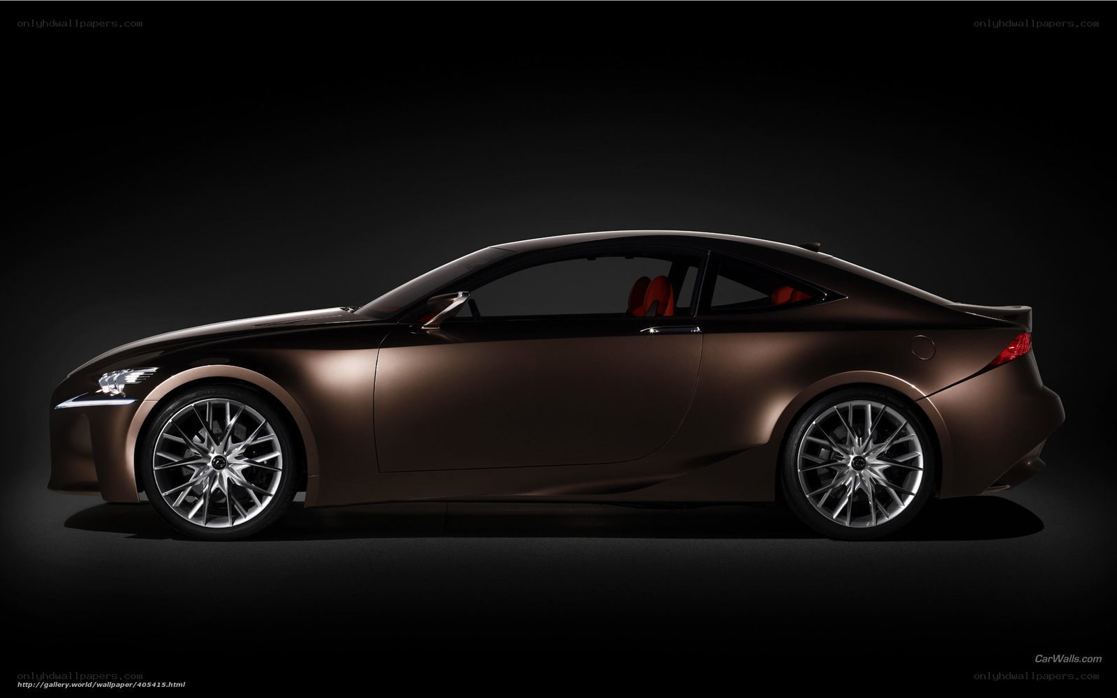 brown luxury coupe car