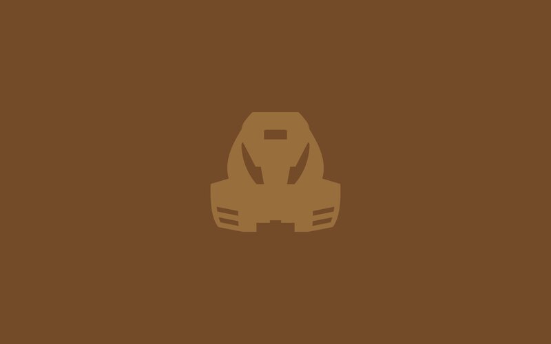 Brown Mask Icon
