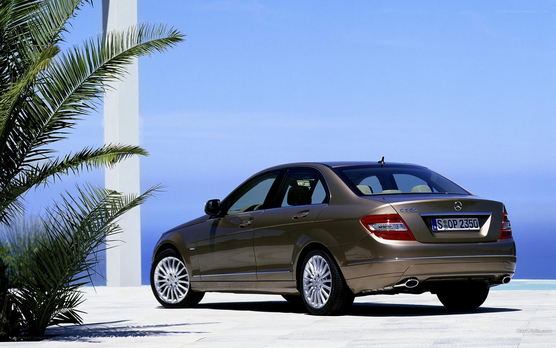 brown mercedes-benz c-class