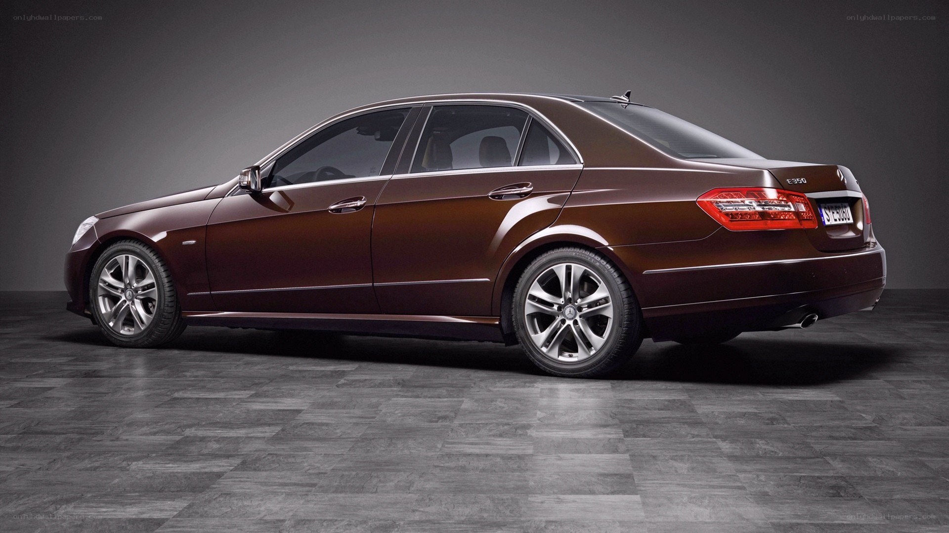brown mercedes-benz e-class sedan