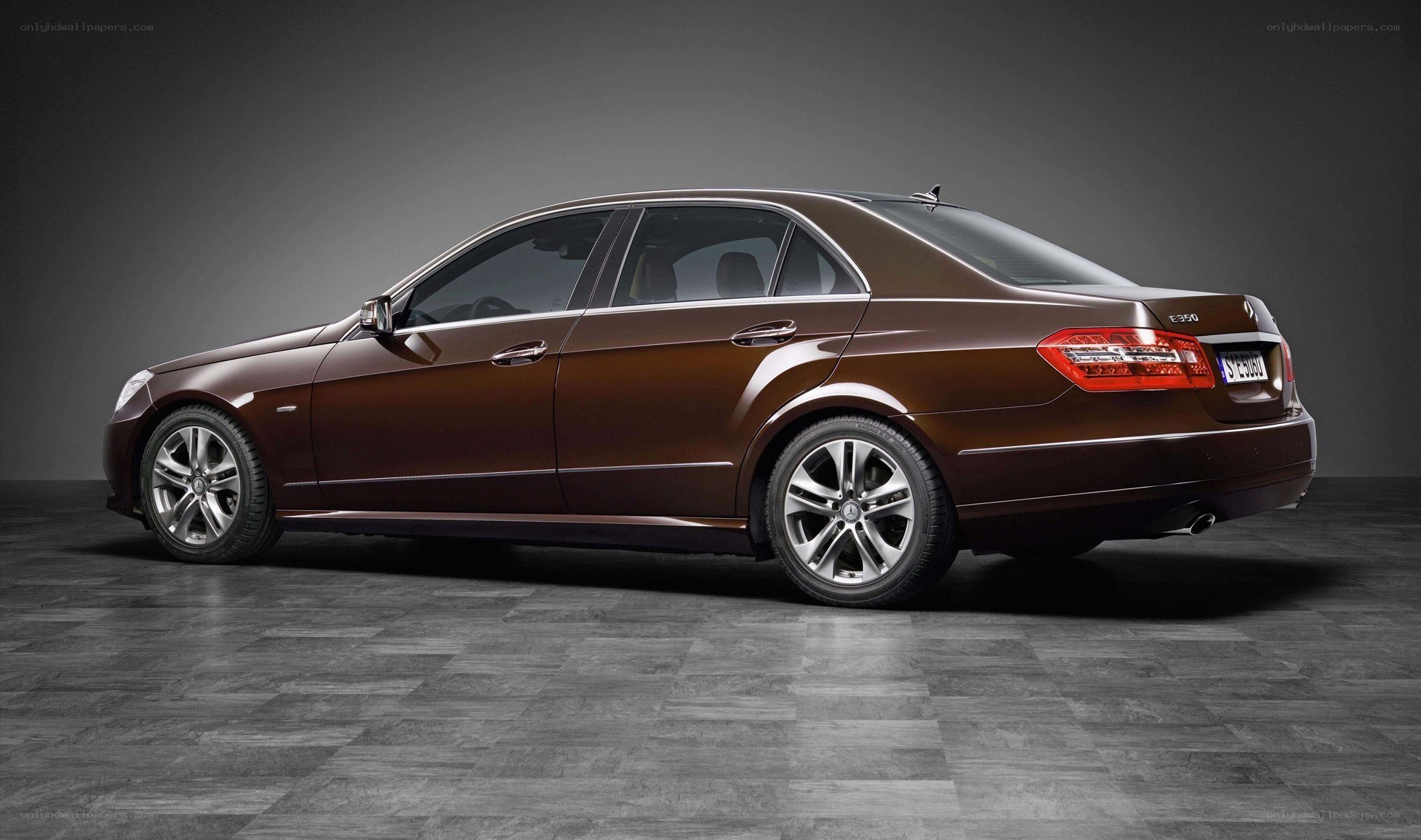 brown mercedes-benz e-class sedan