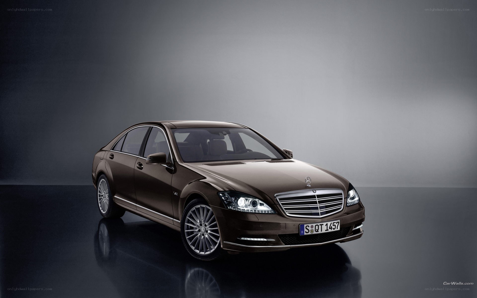 Brown Mercedes-Benz S-Class