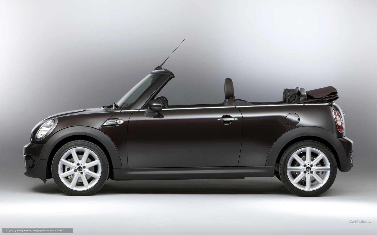 Brown MINI Convertible