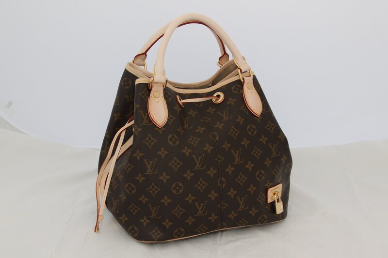 Brown monogram handbag