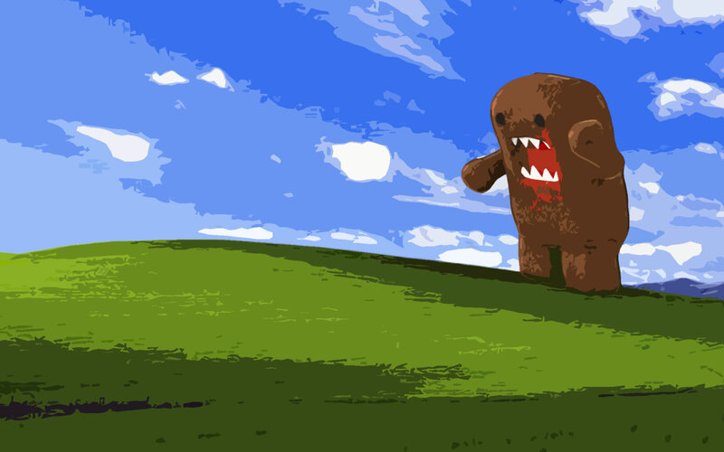 Brown Monster on Hill