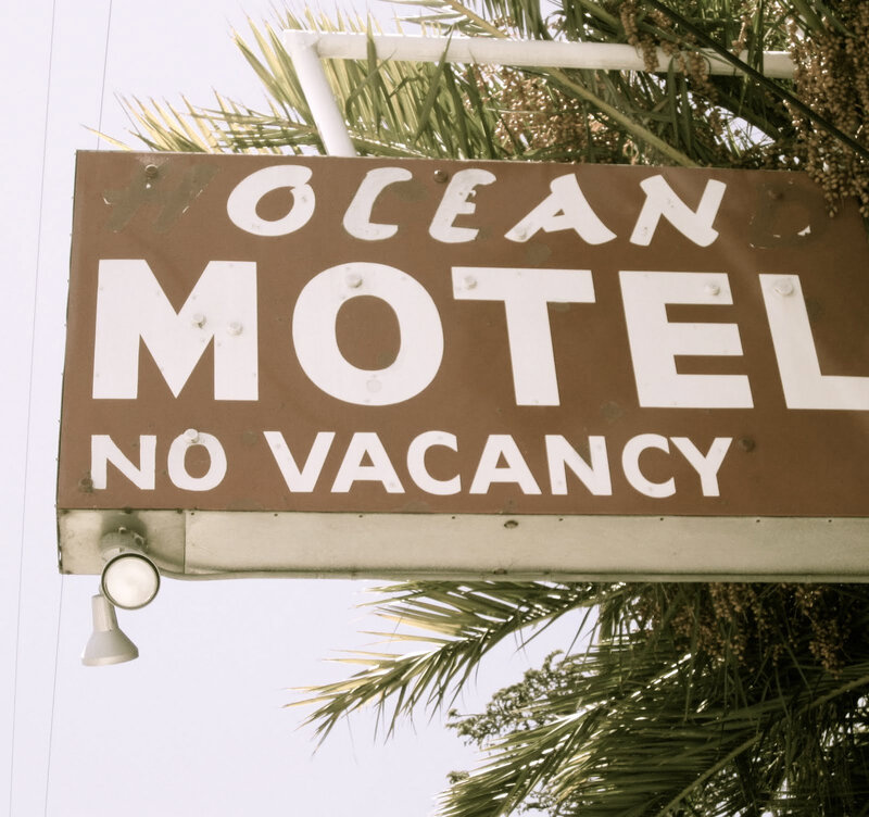 Brown Motel Sign
