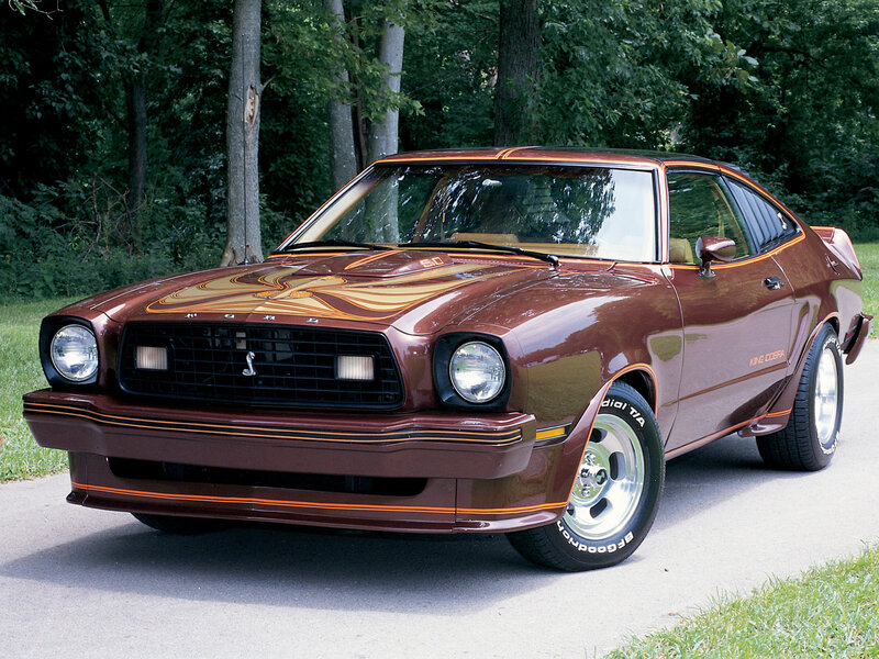 Brown Muscle Car — Calm, Afternoon
