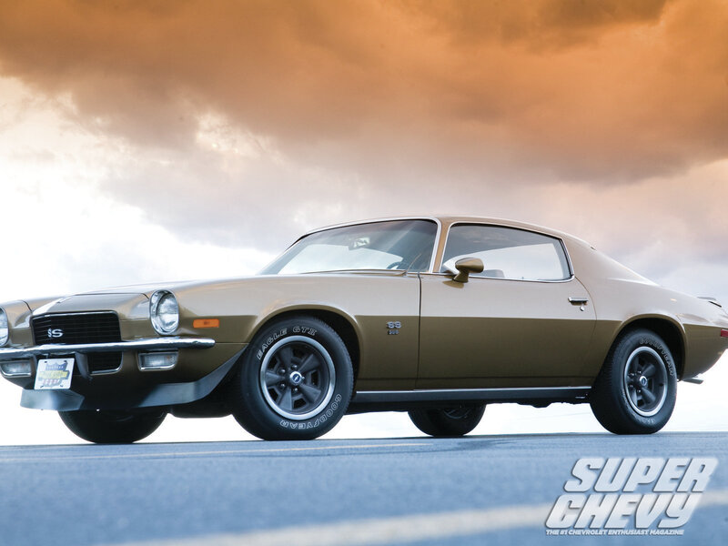 Brown Muscle Car — Dramatic