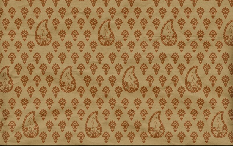 Brown Paisley Pattern