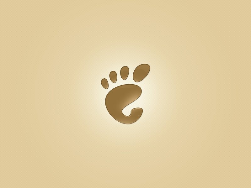 Brown Paw Print Logo