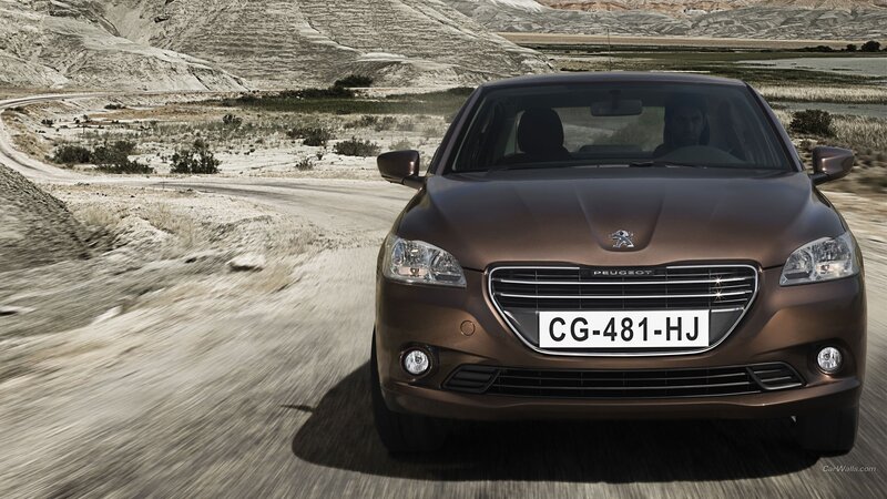 Brown Peugeot Car