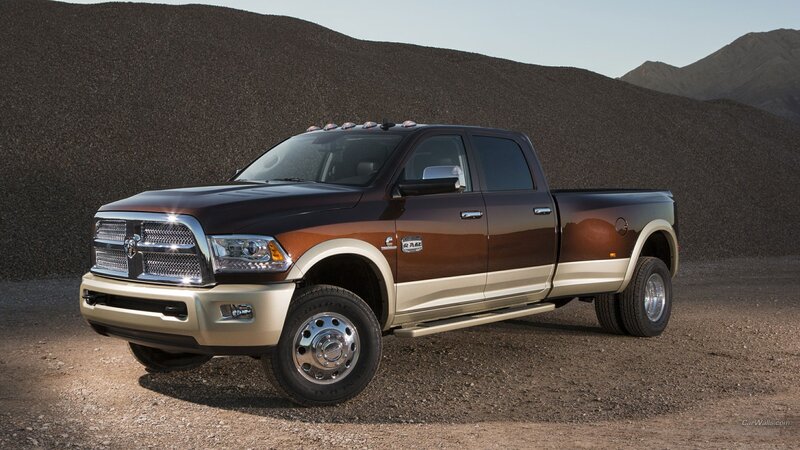 Brown Pickup Truck — Dramatic, Afternoon, Photograph, Mountain