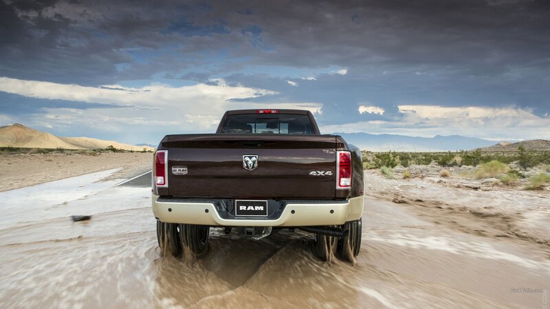 Brown Pickup Truck — Dramatic, Afternoon