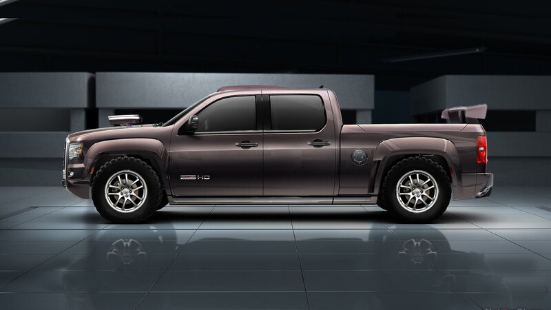 Brown Pickup Truck