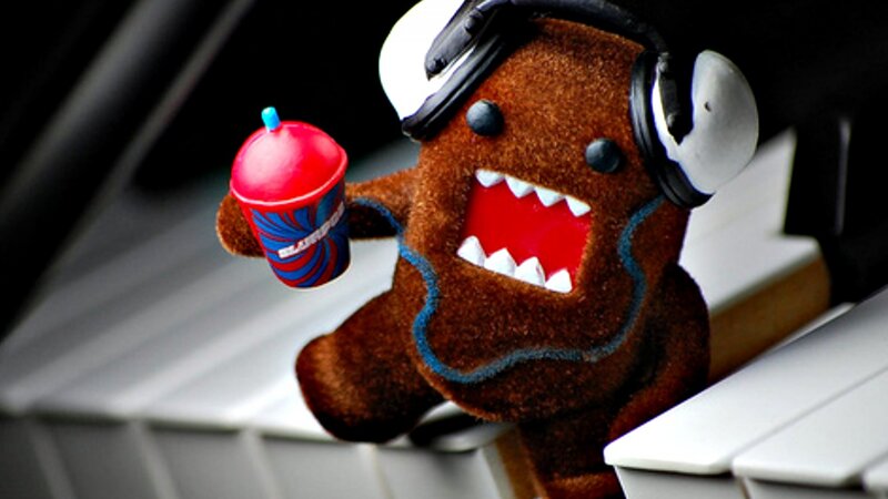 Brown Plush Monster — Playful
