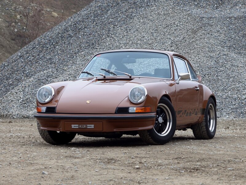 Brown Porsche 911 classic car