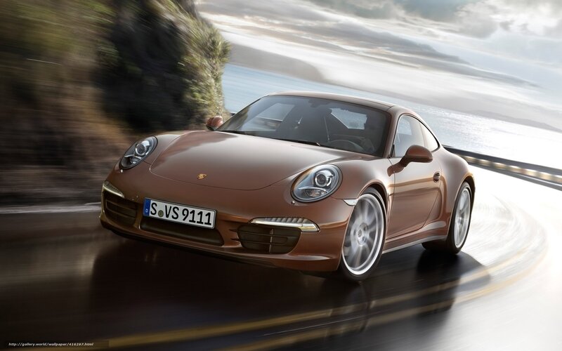 Brown Porsche 911