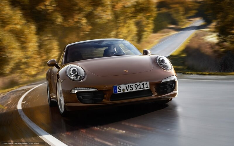 Brown Porsche Car — Dynamic