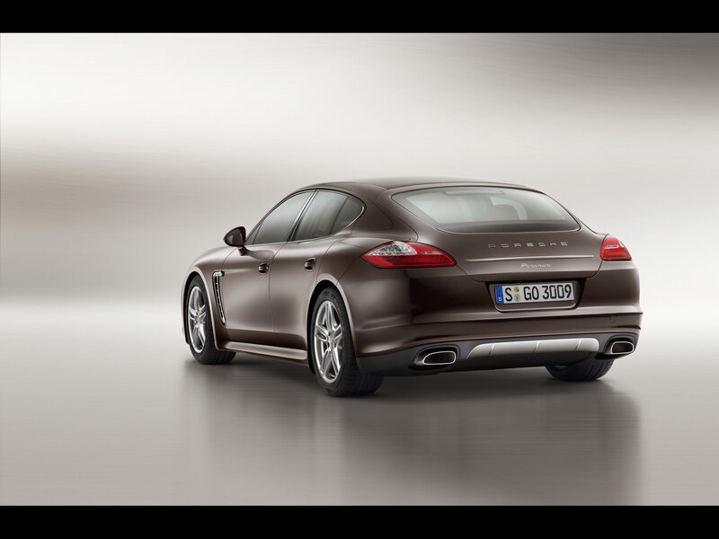 Brown Porsche Panamera — Neutral
