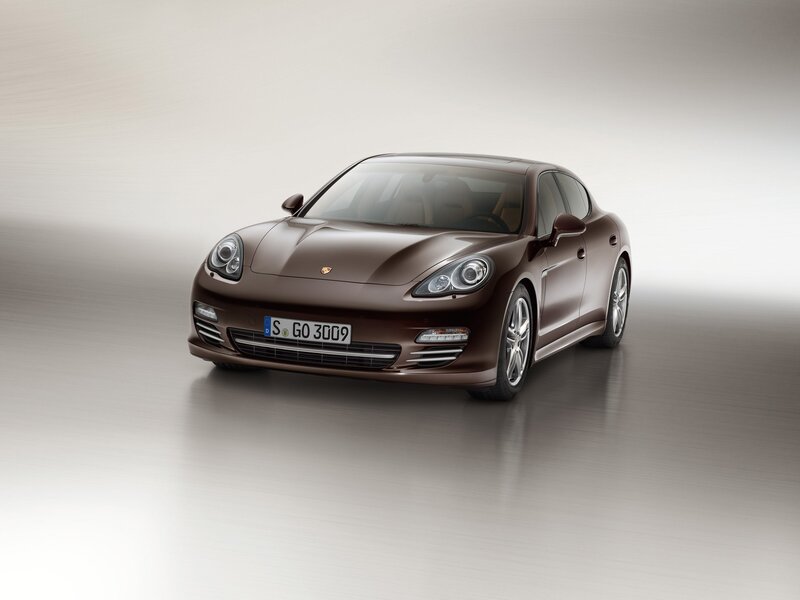 Brown Porsche Panamera