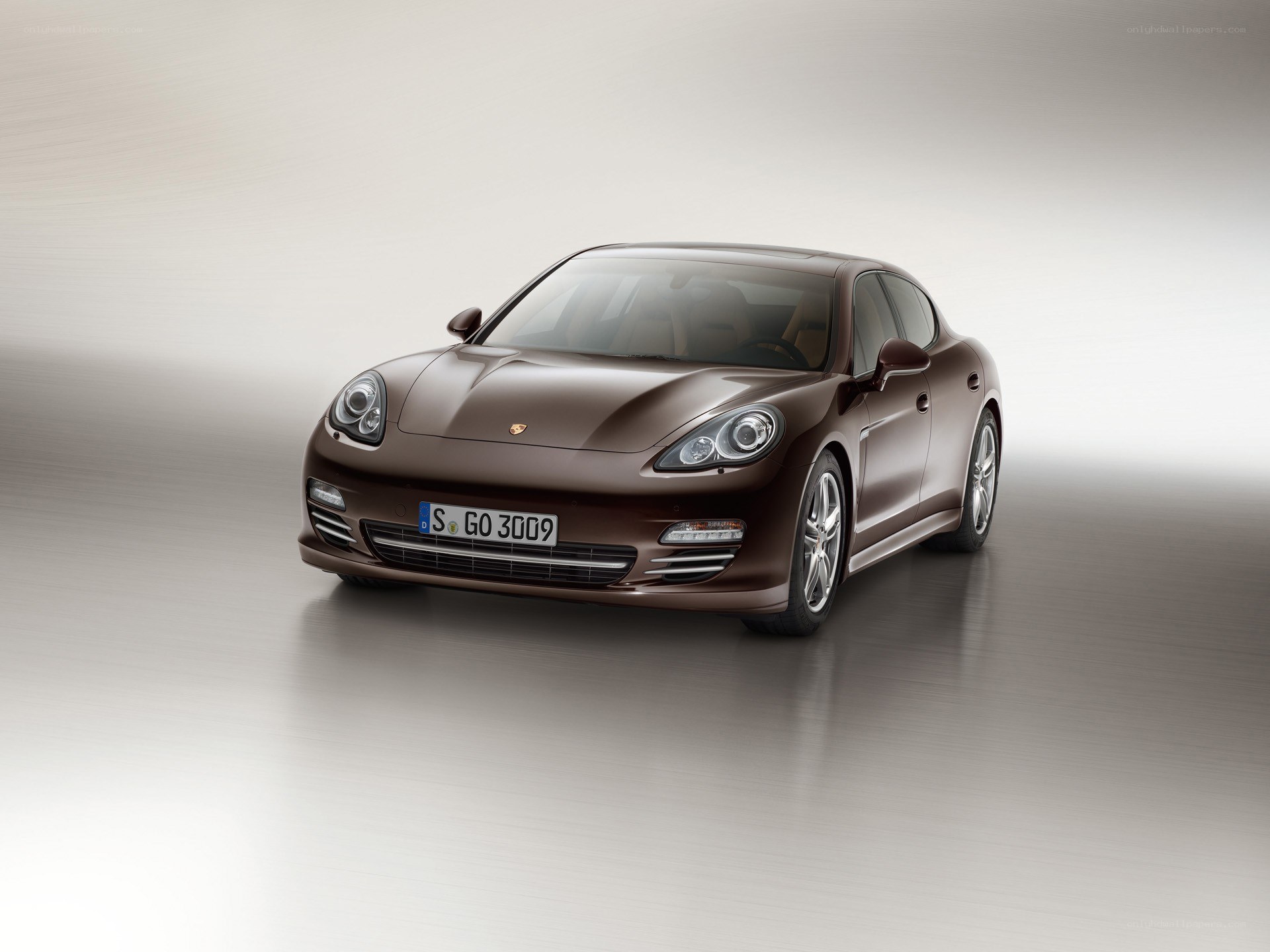 Brown Porsche Panamera
