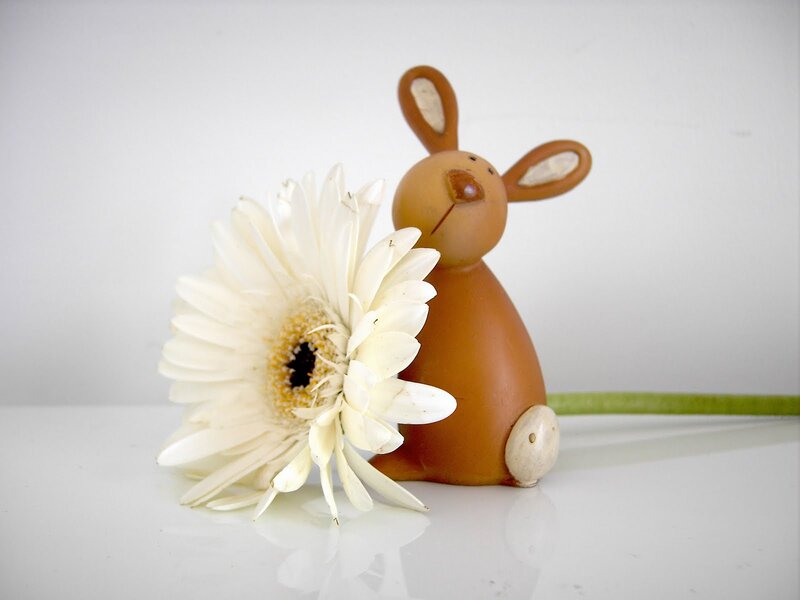 Brown Rabbit Figurine