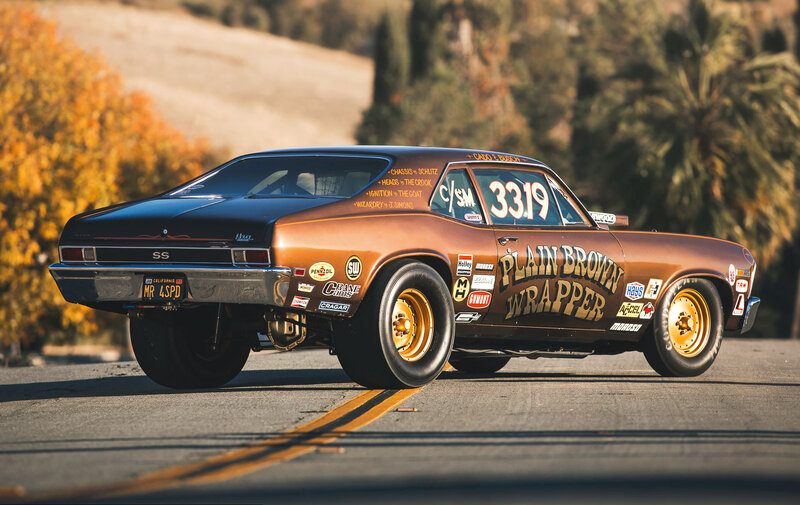 Brown Race Car — Dramatic