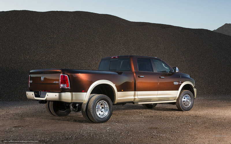 Brown Ram pickup truck
