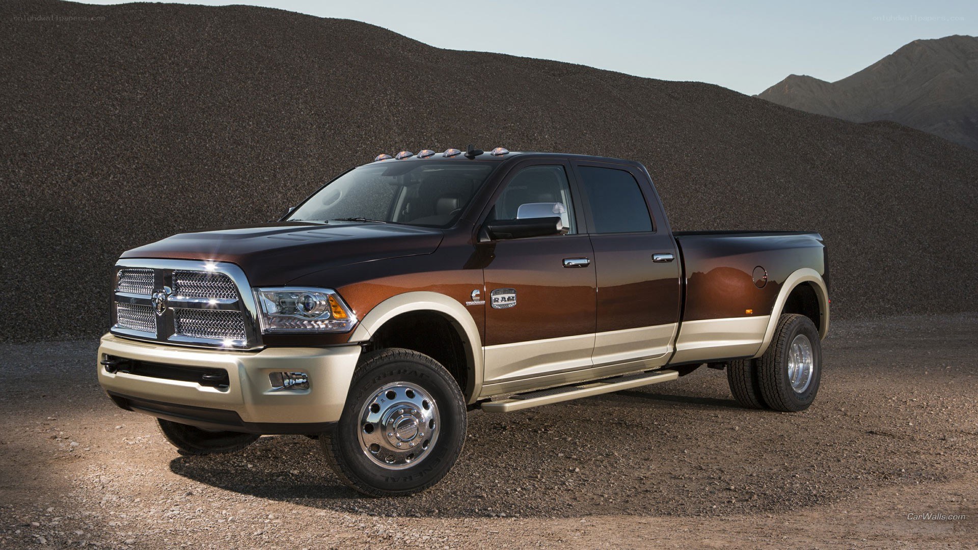 Brown Ram pickup truck