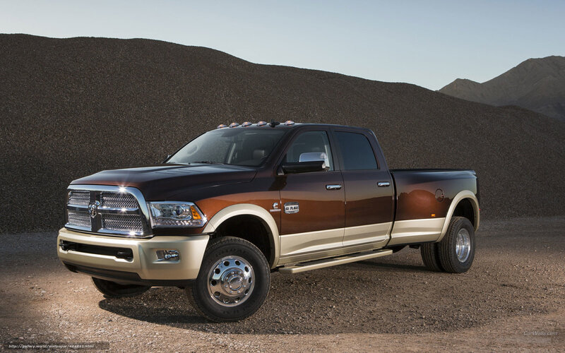 Brown Ram pickup truck