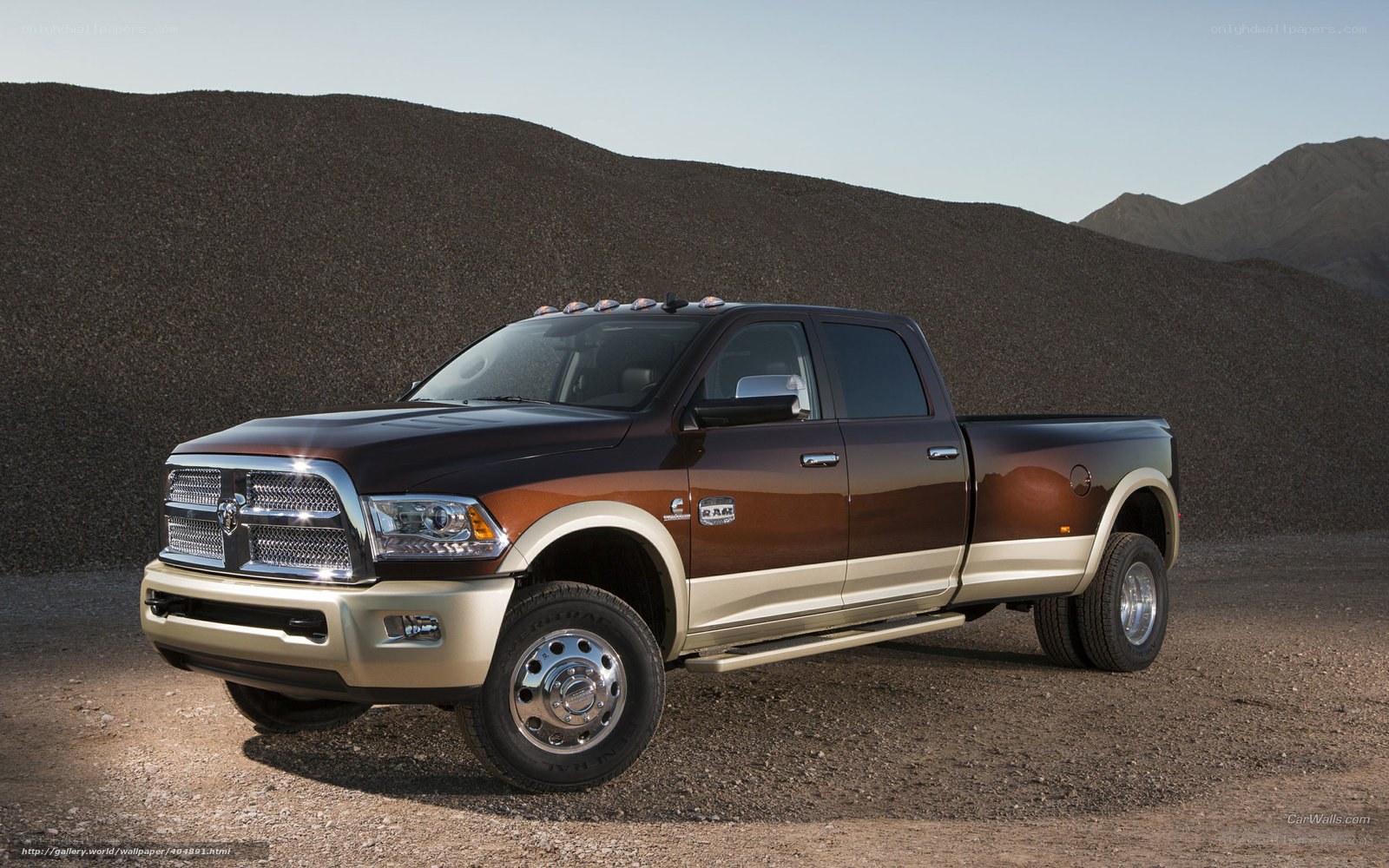 Brown Ram pickup truck