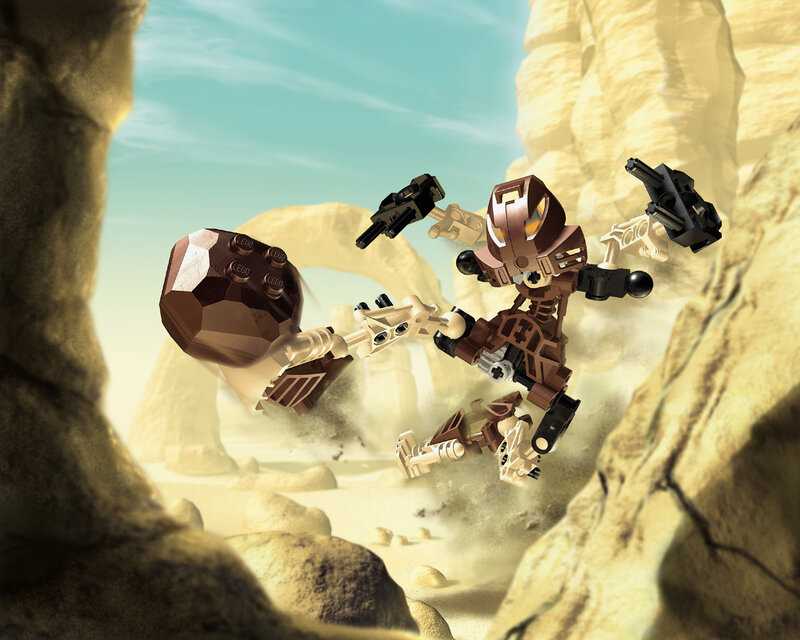 Brown Robot in Desert