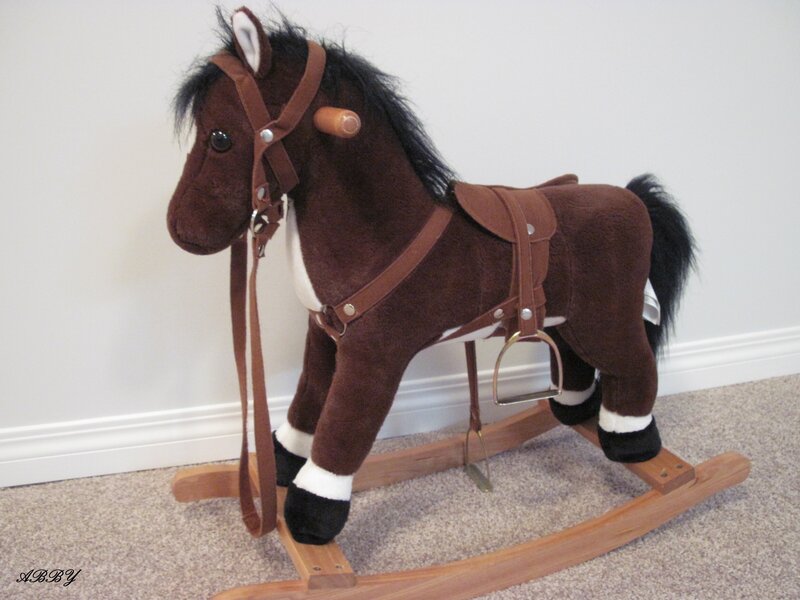 Brown Rocking Horse