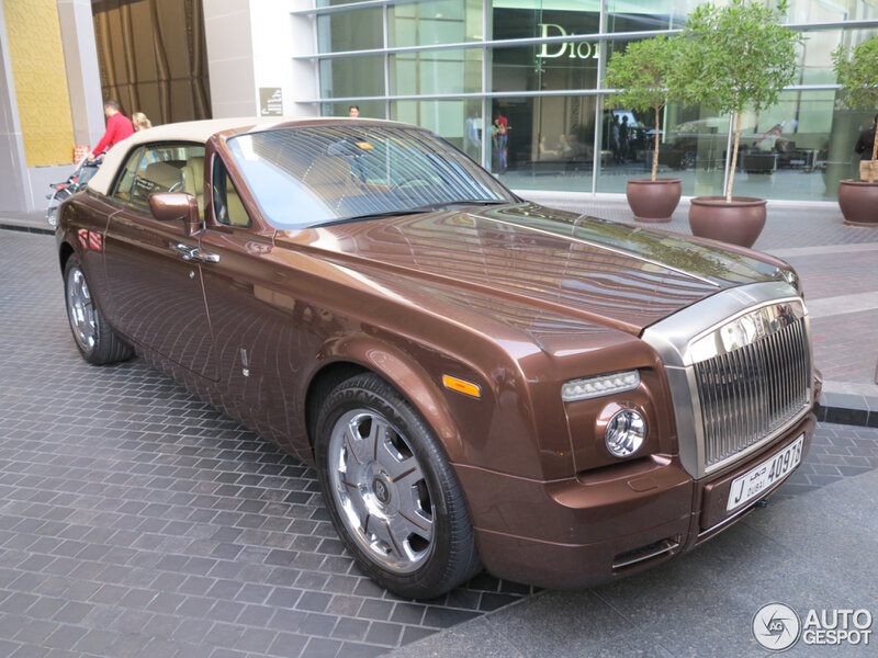 Brown Rolls-Royce Convertible